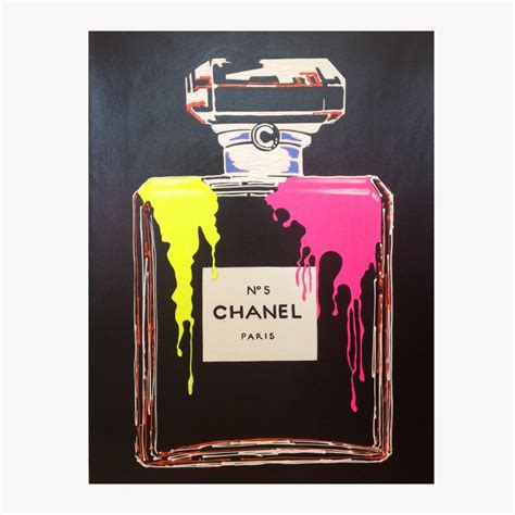 chanel oil painting|Chanel decorative art.